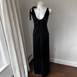 Versus Versace Black Bow Strap Dress